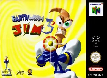 Earthworm Jim 3D (Europe) (En,Fr,De,Es,It) box cover front